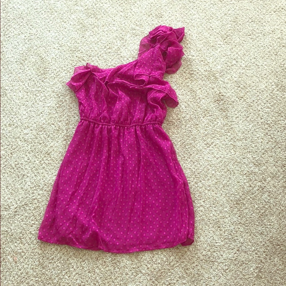 One shoulder cocktail dress
